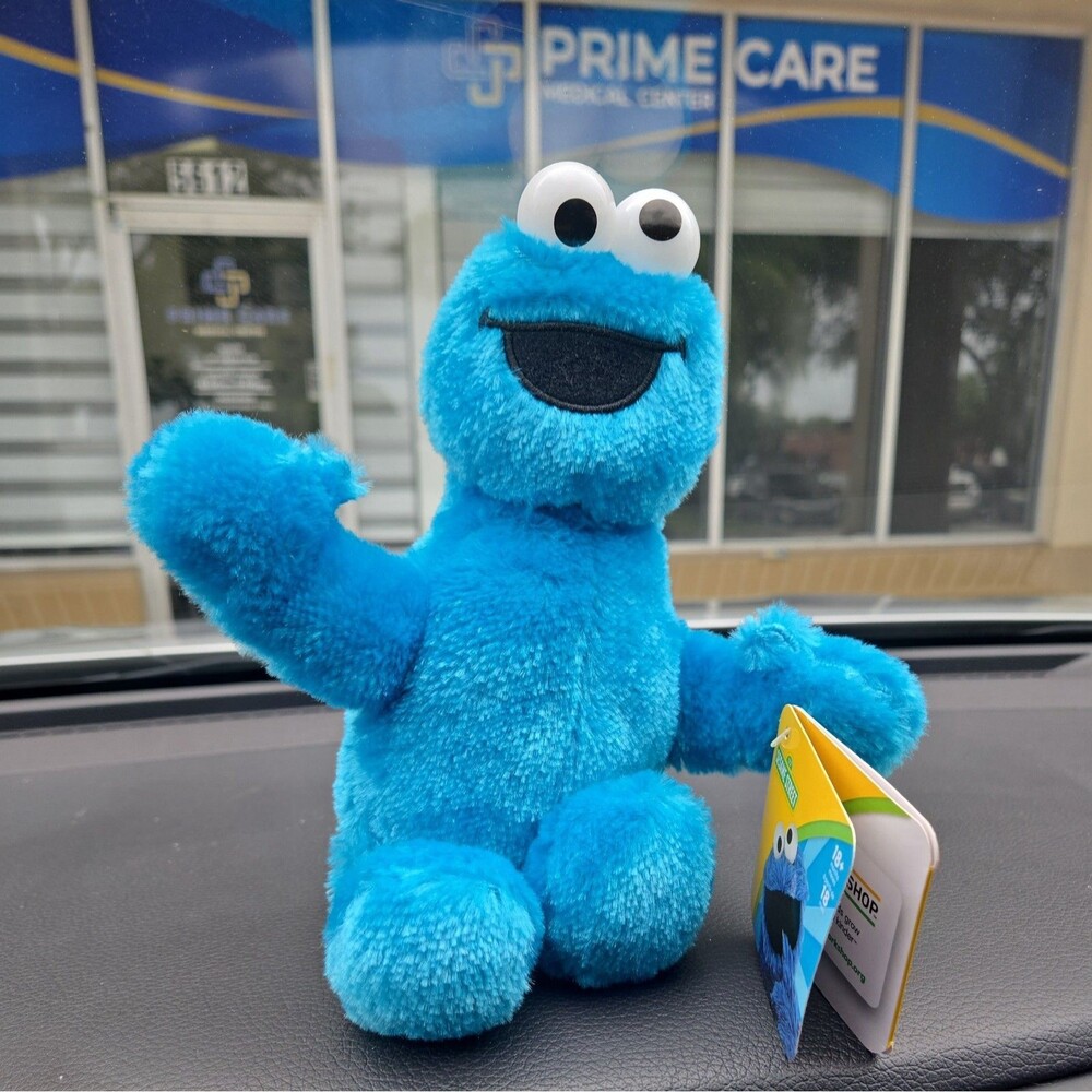Sesame Street Cookie Monster 10-inch Mini Plush Toy Toddlers & Preschoolers